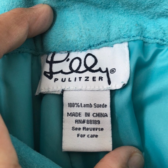 Lily Pulitzer light weight suede pants - Picture 7 of 8